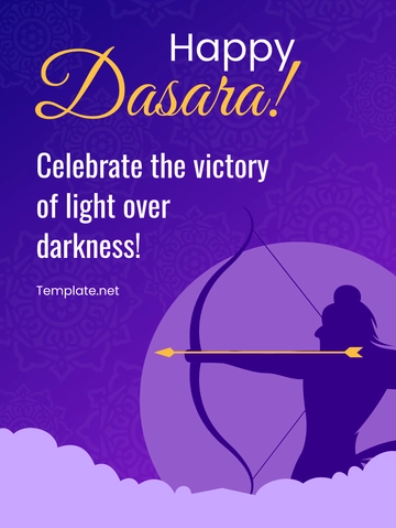 Free Dasara Template to Edit Online