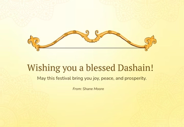 Free Dashain Template to Edit Online