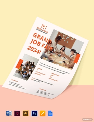 Company Job Fair Flyer Template