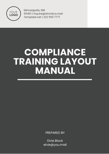 Free Compliance Training Layout Manual Template to Edit Online