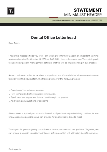 Free Dental Office Letterhead Template to Edit Online