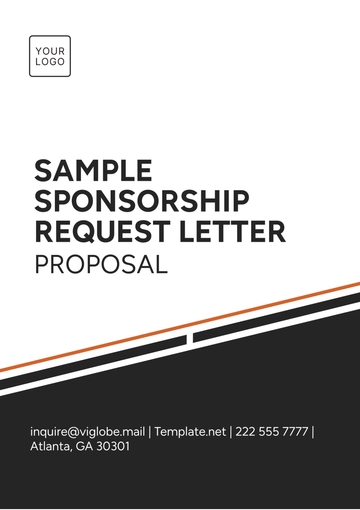 Free Sample Sponsorship Request Letter Template to Edit Online