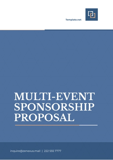 Free Multi-Event Sponsorship Proposal Template to Edit Online