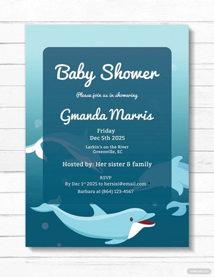Printable Baby Shower Invitation Template
