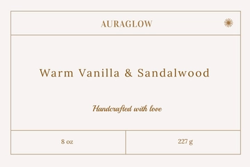 Free Luxury Labels Candle Template to Edit Online