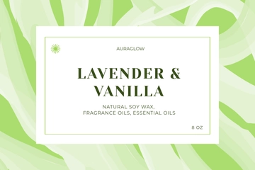 Free Editable Labels Candle Template to Edit Online