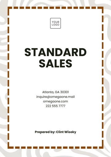 Free Aesthetic Sales Cover Page Template to Edit Online