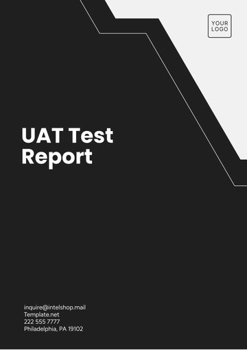 Free UAT Test Report Template to Edit Online