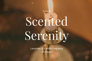 Free Professional Business Labels Candle Template to Edit Online