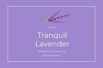 Free Soy Labels Candle Template to Edit Online