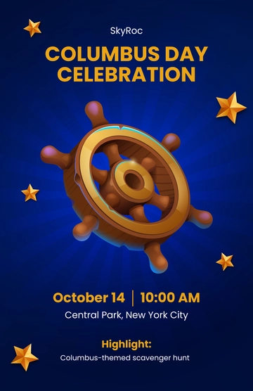 Free Columbus Day Celebration Template to Edit Online