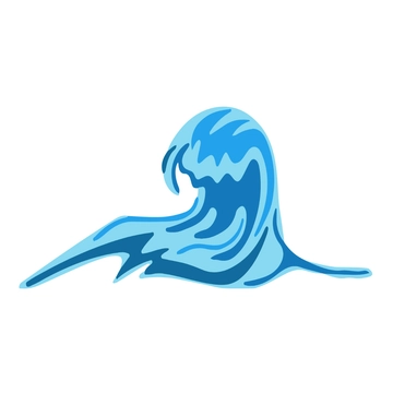 Free Blue Wave Clipart to Edit Online