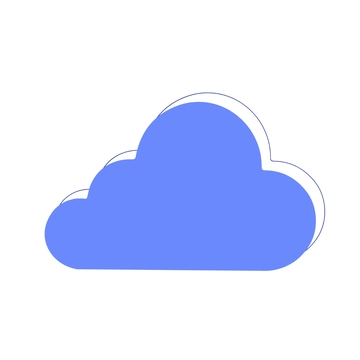 Free Blue Cloud Clipart to Edit Online