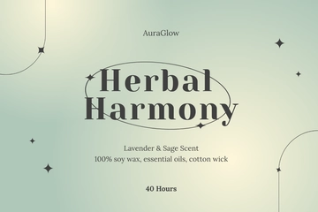 Free Apothecary Labels Candle Template to Edit Online