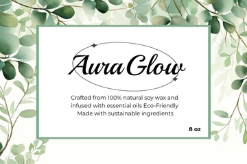 Free Eco-Friendly Labels Candle Template to Edit Online
