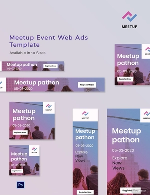 Meetup Event Web Ads Template