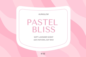 Free Pastel Labels Candle Template to Edit Online