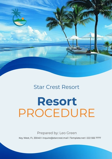 Free Resort Procedure Template to Edit Online