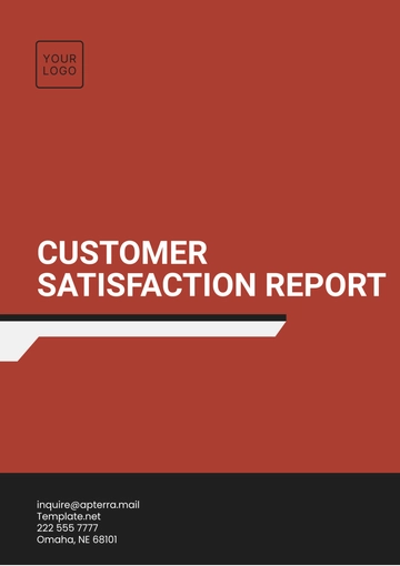 Free Customer Satisfaction Report Template to Edit Online