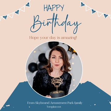 Free Bday Template to Edit Online