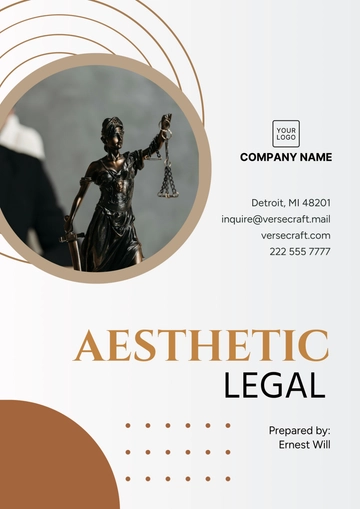 Free Aesthetic Legal Cover Page Template to Edit Online