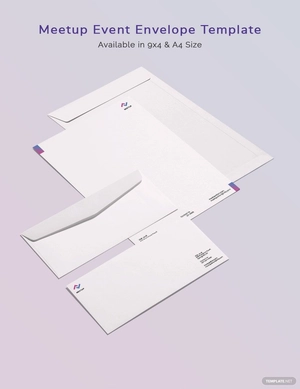Meetup Event Envelope Template