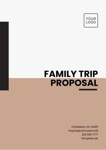 Free Family Trip Proposal Template to Edit Online