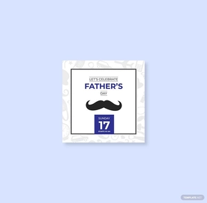 Father's Day Facebook Profile Photo Template