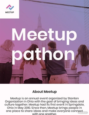Meetup Event Email Newsletter Template