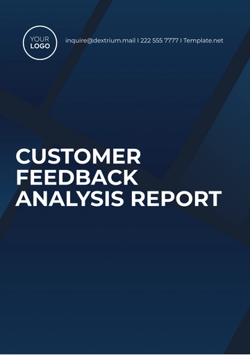 Free Customer Feedback Analysis Report Template