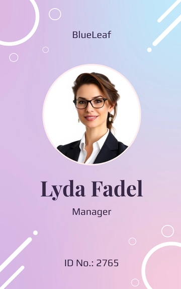 Free Colorful ID-Card Design Template to Edit Online