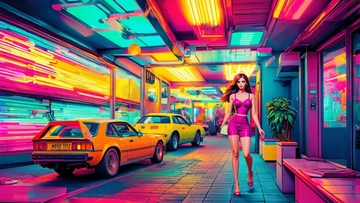 Free Colorful Retro Background to Edit Online