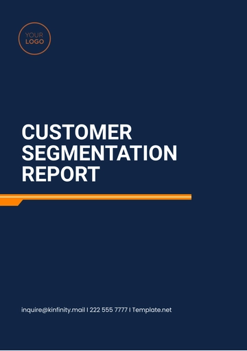 Free Customer Segmentation Report Template to Edit Online
