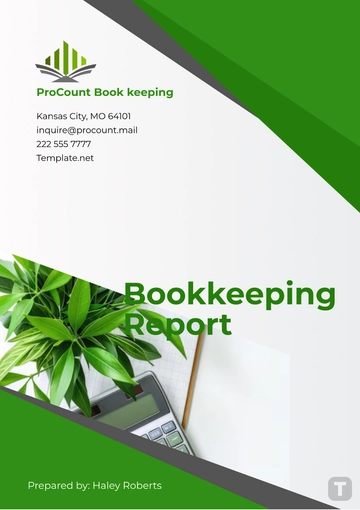 Free Bookkeeping Report Template to Edit Online