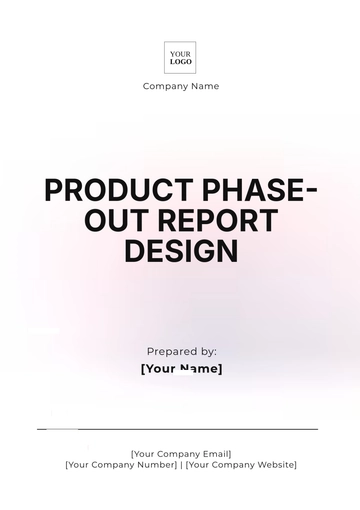 Free Product Phase-Out Report Design Template to Edit Online