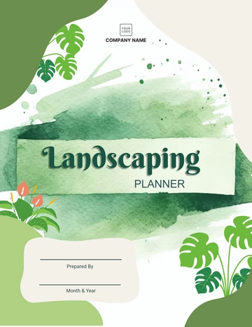 Free Landscaping Planner Template to Edit Online