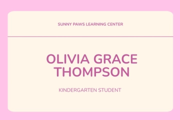 Free Hello Kitty Name Tag Template to Edit Online