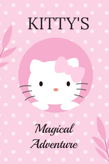 Free Hello Kitty Book Cover Template to Edit Online