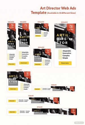 Art Director Web Ads Template