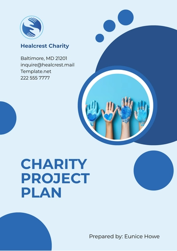 Free Charity Project Plan Template to Edit Online
