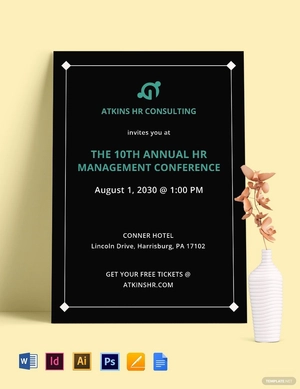 Company Event Party Invitation Template