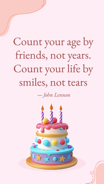 Free Birthday Quote Template to Edit Online