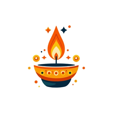 Free Diwali Lamp Clipart to Edit Online