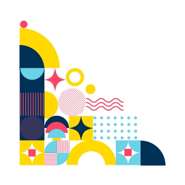 Free Geometric Corner Clipart to Edit Online