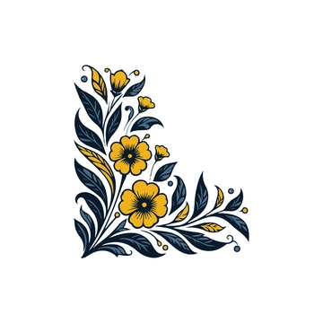 Free Floral Corner Clipart to Edit Online