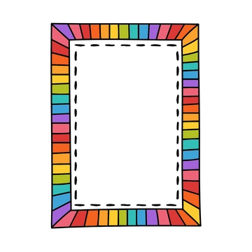 Free Colorful Frame Clipart to Edit Online