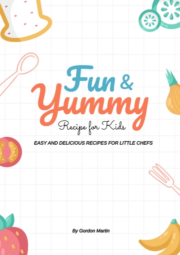 Free Kids Cookbook Template to Edit Online