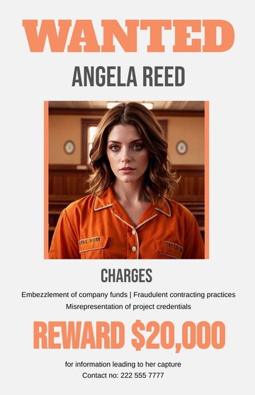 Free Professional Reward Wanted Poster Template to Edit Online
