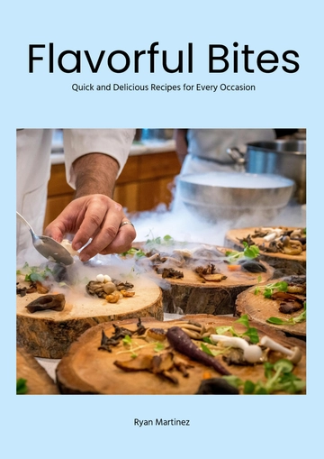 Free Full Page Cookbook Template to Edit Online