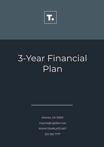 Free 3-Year Financial Plan Template to Edit Online